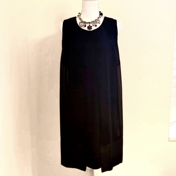 Women's BLACK DRESS / COCKTAIL OVERLAY by S.L Fashion - Picture 6 of 13